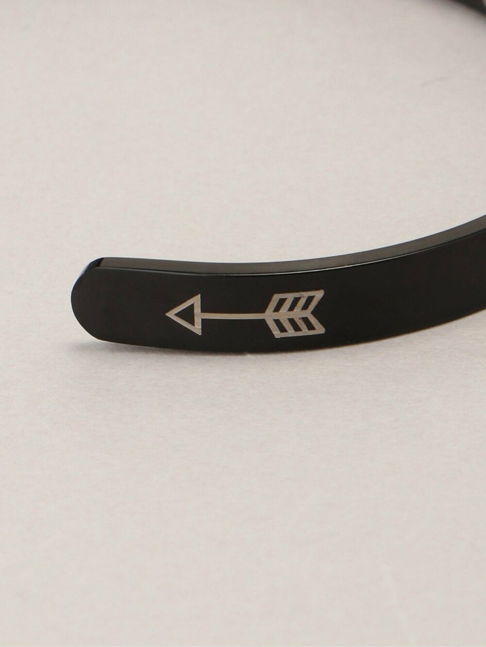 Black Inspirational Bracelet Adjustable - Picture 2 of 5